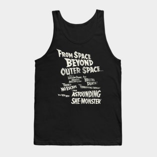 "The Terrifying She Monster..." - Vintage Cult Horror Movie Tank Top